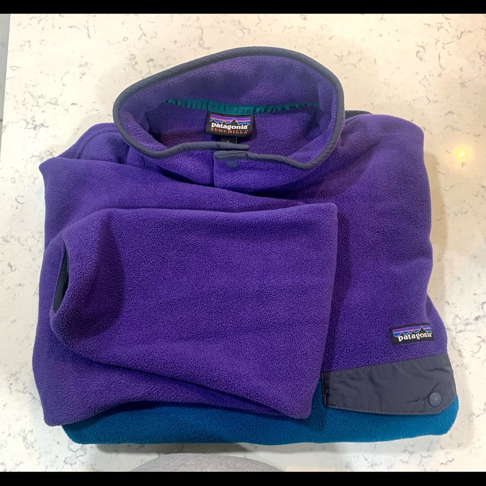 Mens Large Patagonia - Synchilla fleece - lightly worn